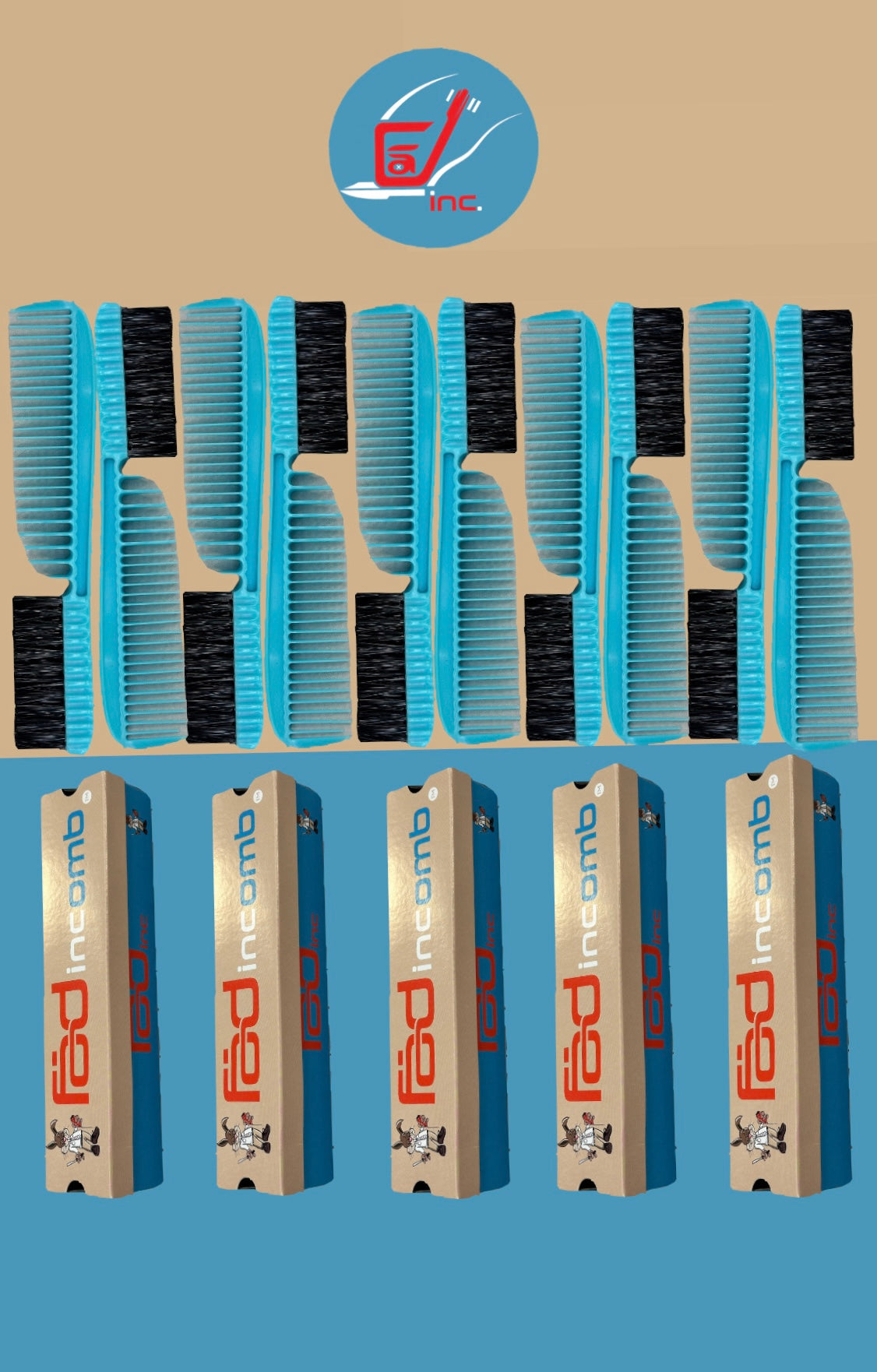 Fādincomb Blue/Black