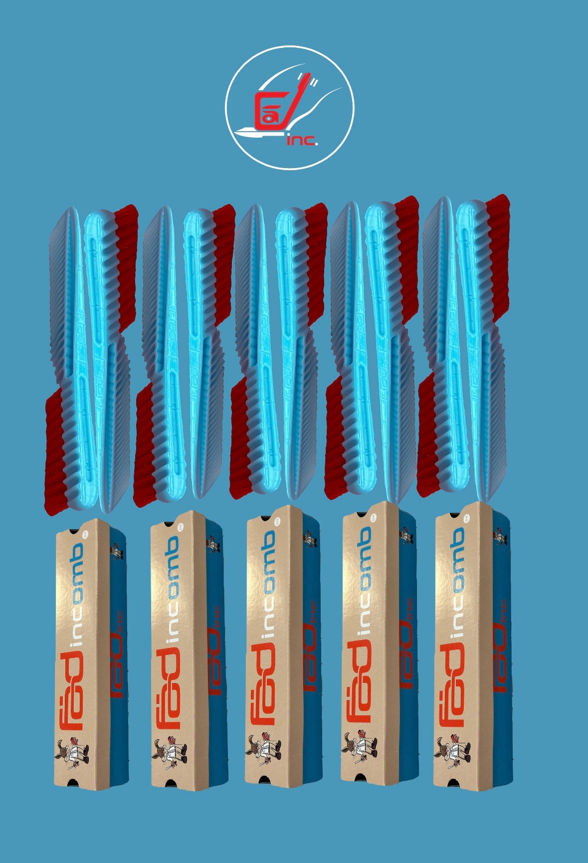 Fādincomb Blue/Red