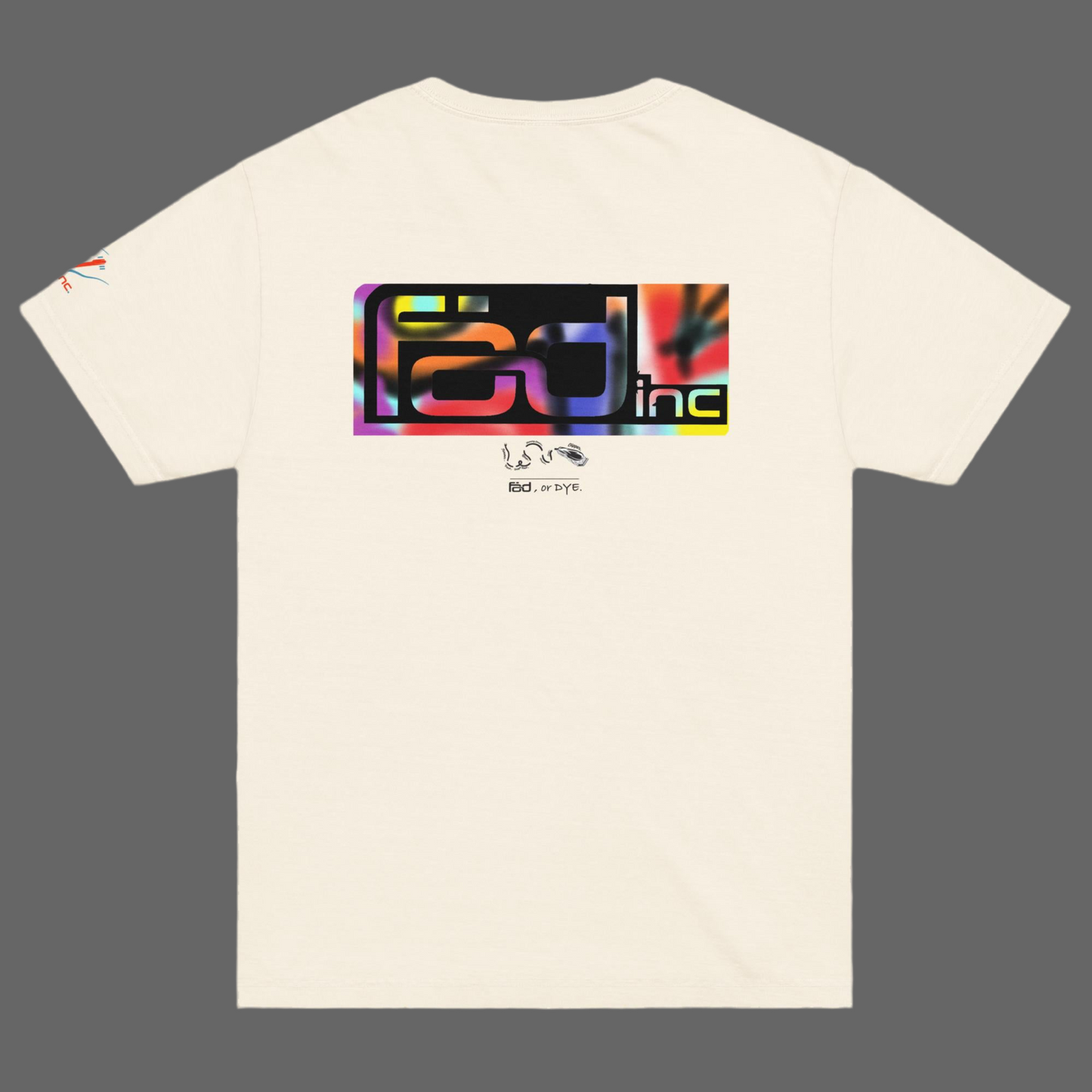 Graffiti Fade, bone T shirt oversized 