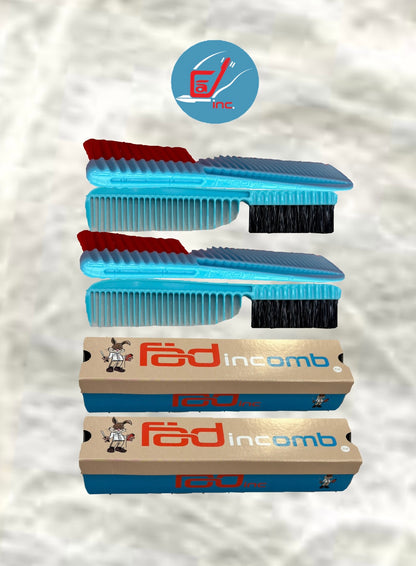 Fādincomb Blue/ Red & Black